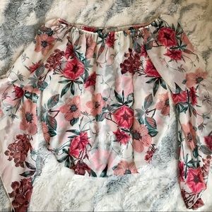 Charlotte Russe Off-the-Shoulder Top